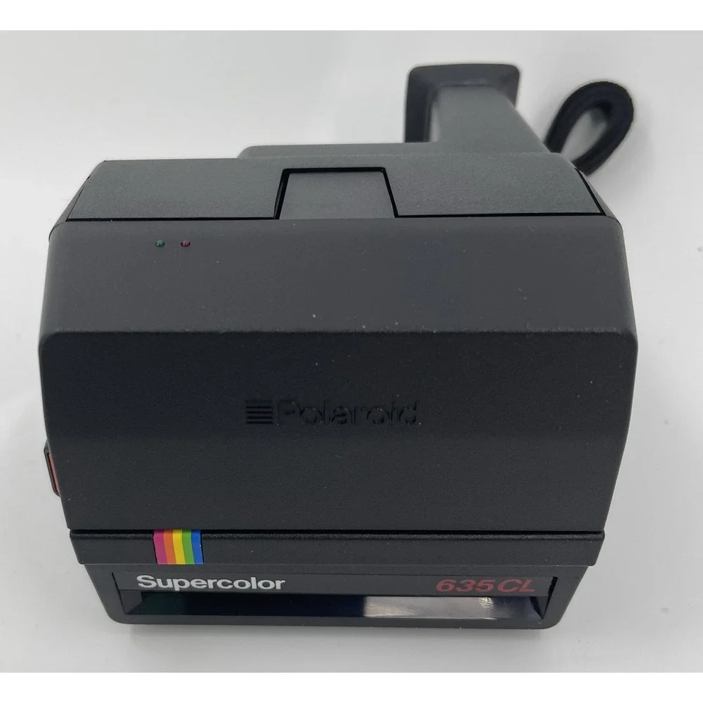 Polaroid Instant Camera M 635 CL Educational Camera Teacher Rare Rainbow Vintage